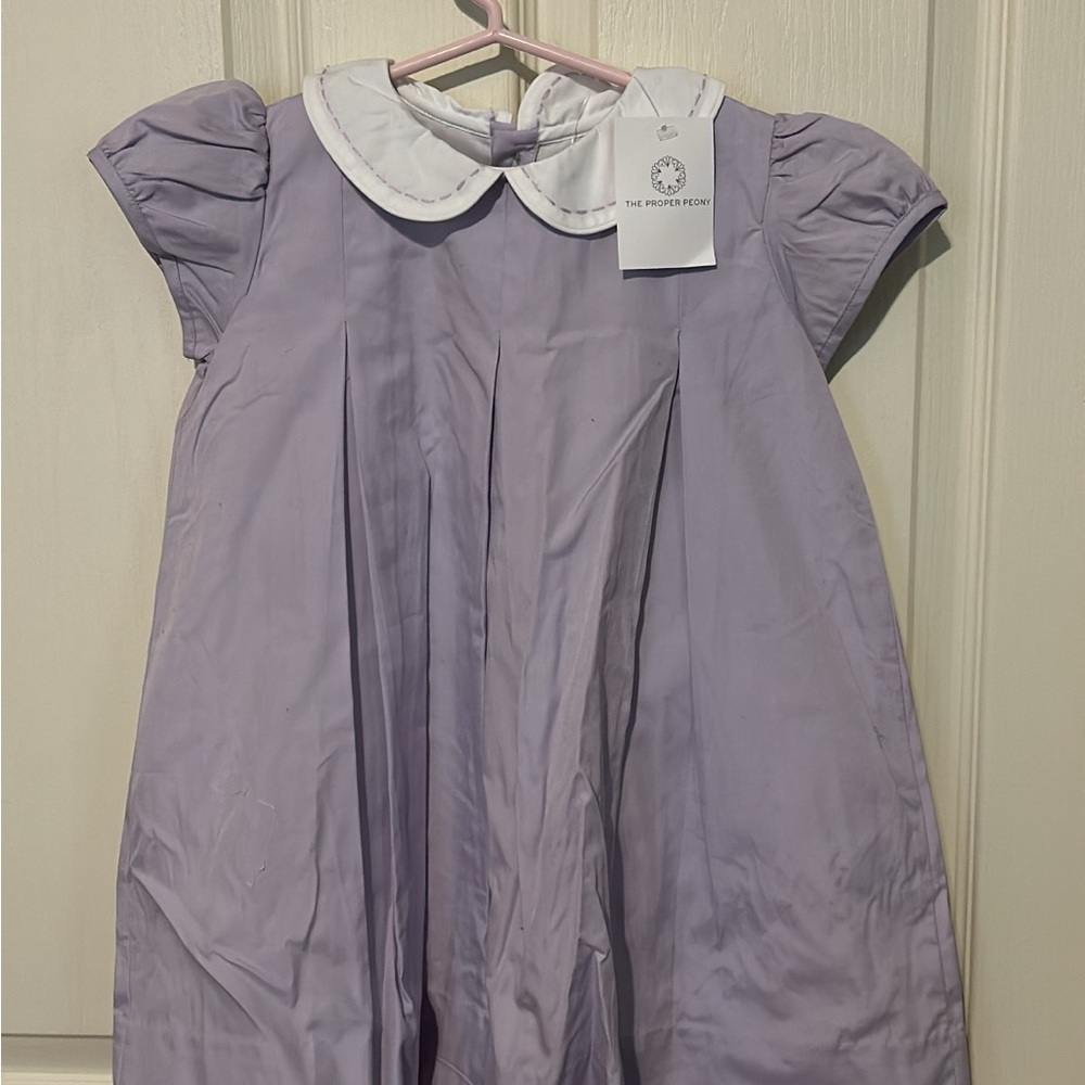 The Proper Peony Purple Pleated dress